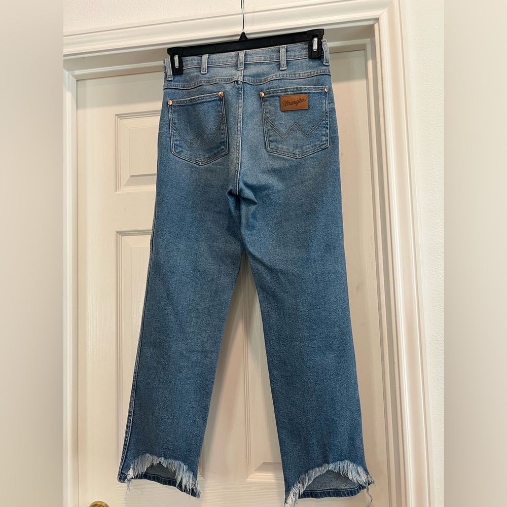 Wrangler Blue Ankle Cropped Jeans